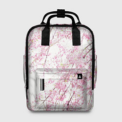 Рюкзак женский Розовое цветение, цвет: 3D-принт