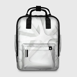Рюкзак женский Паутина Белая 3D 2022, цвет: 3D-принт