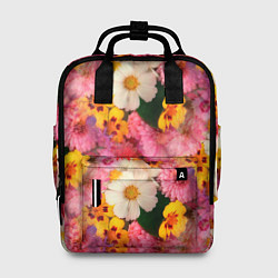 Женский рюкзак Дачные садовые цветы