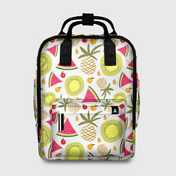 Рюкзак женский Летние вкусности, цвет: 3D-принт