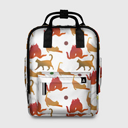 Рюкзак женский Cats cats cats, цвет: 3D-принт
