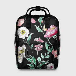 Рюкзак женский Цветы Нарисованные от Руки, цвет: 3D-принт