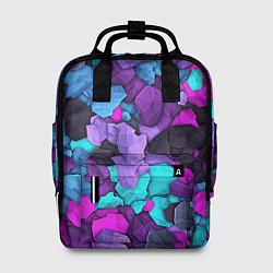Рюкзак женский Магические кристаллы, цвет: 3D-принт
