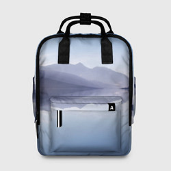Рюкзак женский Горы Озеро Туман, цвет: 3D-принт