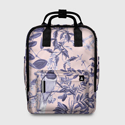 Рюкзак женский Цветы Флизелиновые Тропики, цвет: 3D-принт