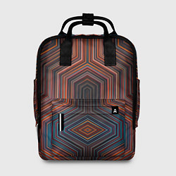 Женский рюкзак Симметрия в геометрии цвета