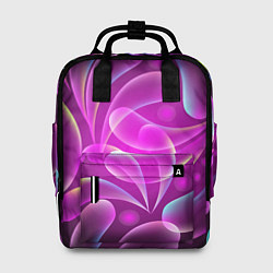 Рюкзак женский Объемные абстрактные узоры, цвет: 3D-принт