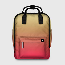 Рюкзак женский Красно-желтый градиент, цвет: 3D-принт