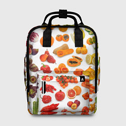 Рюкзак женский VEGETABLE FRUIT ABUNDANCE, цвет: 3D-принт