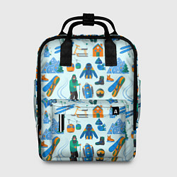 Рюкзак женский SKI TRAIL, цвет: 3D-принт