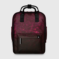 Женский рюкзак Темно-красный абстрактный узор текстура камня