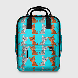 Рюкзак женский CURIOUS KITTENS, цвет: 3D-принт