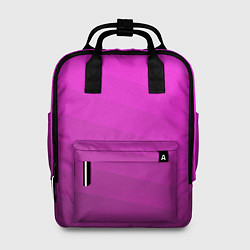 Рюкзак женский Розовый неоновый полосатый узор Pink neon, цвет: 3D-принт