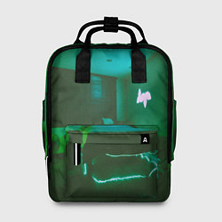 Женский рюкзак Неоновая спальня - Зелёный