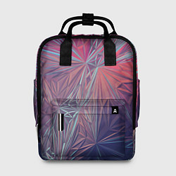 Рюкзак женский Абстрактные Многоугольные Кристаллы, цвет: 3D-принт