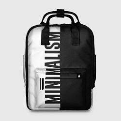 Рюкзак женский MINIMALISM - BLACK AND WHITE, цвет: 3D-принт