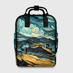 Женский рюкзак Пейзаж в стиле Ван Гога