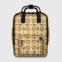 Женский рюкзак Объемные деревянные узоры
