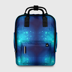 Рюкзак женский Неоновые проводники - схемы, цвет: 3D-принт