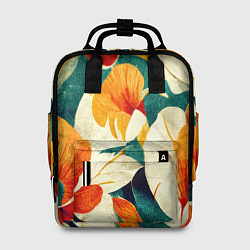 Женский рюкзак Винтажный цветочный рисунок