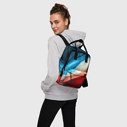 Рюкзак женский Неоновые яркие волны, цвет: 3D-принт — фото 2