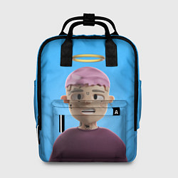 Рюкзак женский Lil Peep С Нимбом, цвет: 3D-принт