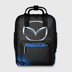 Рюкзак женский Mazda Абстракция карбон, цвет: 3D-принт