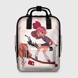 Рюкзак женский Кики на метле, цвет: 3D-принт