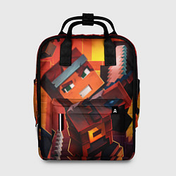 Женский рюкзак Minecraft арт