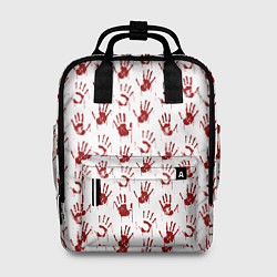 Рюкзак женский Кровавая рука, цвет: 3D-принт