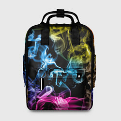 Рюкзак женский Эйфория в дыму, цвет: 3D-принт