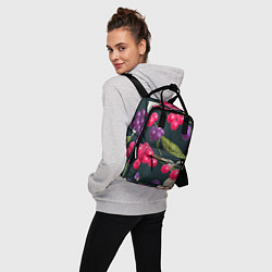Рюкзак женский Ягодки нарисованные, цвет: 3D-принт — фото 2