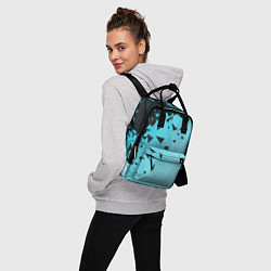 Рюкзак женский Осколки Абстракции, цвет: 3D-принт — фото 2