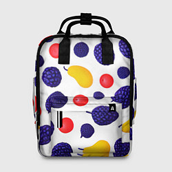 Рюкзак женский Ягодки и фрукты, цвет: 3D-принт