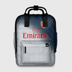 Рюкзак женский Arsenal logo абстракция, цвет: 3D-принт