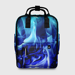 Рюкзак женский Огненный неоновый градиент, цвет: 3D-принт
