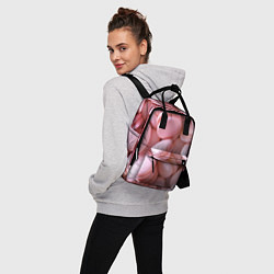 Рюкзак женский Красные и розовые кексы, цвет: 3D-принт — фото 2
