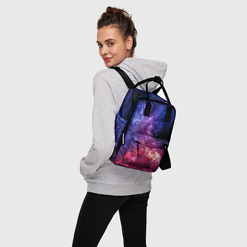 Женский рюкзак Космическая туманность Млечного пути / 3D-принт – фото 3