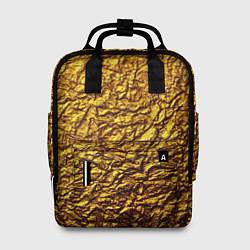 Рюкзак женский Золотая фольга, цвет: 3D-принт