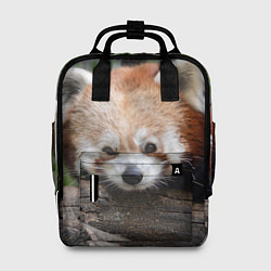 Рюкзак женский Красная панда, цвет: 3D-принт
