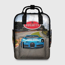 Рюкзак женский Bugatti - motorsport - гоночная трасса, цвет: 3D-принт