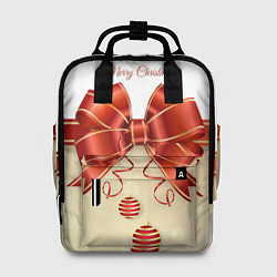 Рюкзак женский Подарочный бант с лентой, цвет: 3D-принт