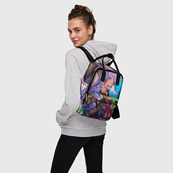 Рюкзак женский Аяка с зонтиком, цвет: 3D-принт — фото 2