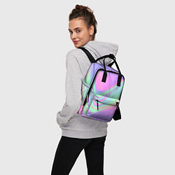 Рюкзак женский Цветные волны, цвет: 3D-принт — фото 2