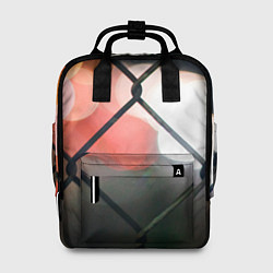 Рюкзак женский Сетка на фоне боке, цвет: 3D-принт