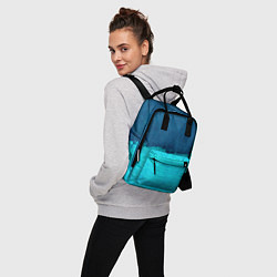 Рюкзак женский Цветной бетон, цвет: 3D-принт — фото 2