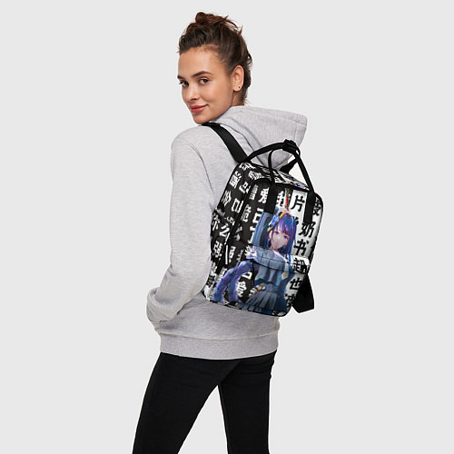 Женский рюкзак Баал Шогун Райден в школьной форме / 3D-принт – фото 3