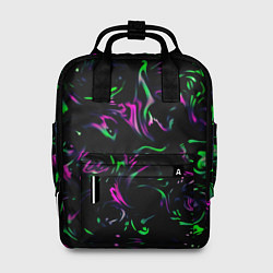 Рюкзак женский Токсичные кляксы, цвет: 3D-принт