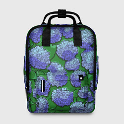 Женский рюкзак Цветущая гортензия