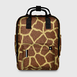Рюкзак женский Текстура жирафа, цвет: 3D-принт